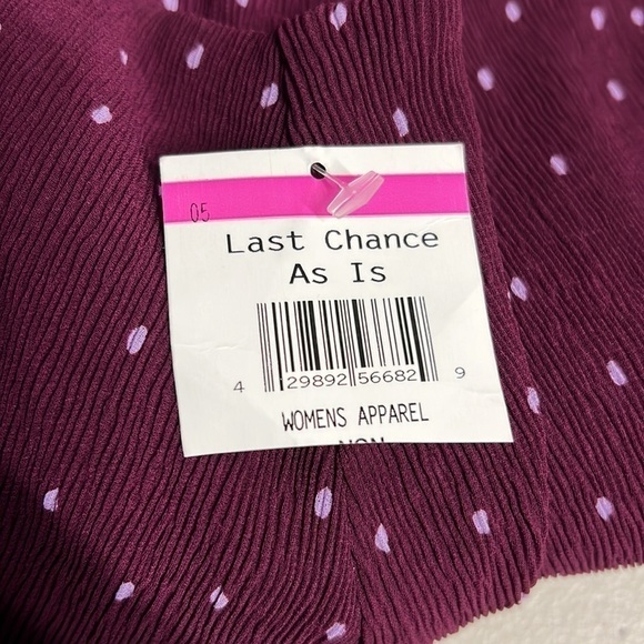 PARKER SMALL PURPLE ASYMMETRICAL TANK TOP NWT - Picture 8 of 8